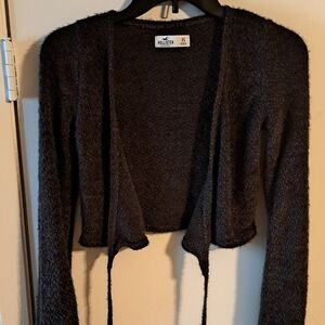 Hollister Charcoal Wrap Sweater.  BUNDLE AND SAVE!